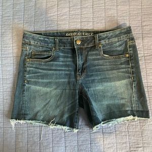 American Eagle Dark Wash Shorts